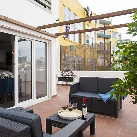 Joivy Superb 1-Bed Apt With Workspace And Terrace, Close To Avenida Da Liberdade Apartment *